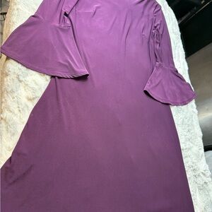 Tommy Hilfiger Purple Long Sleeve Dress